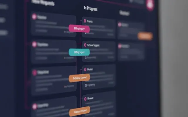 Automatic ticket categorisation and assignment by AI agents